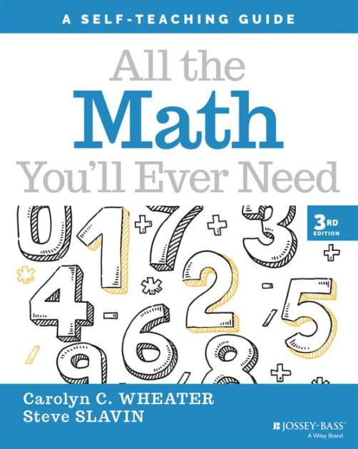 All the Math You'll Ever Need: A Self-Teaching Guide by Carolyn C. Wheater