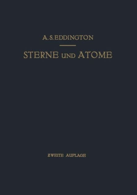 Sterne und Atome by Arthur Stanley Eddington