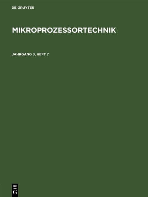 MP. Jahrgang 3, Heft 7 by Kammer der Technik