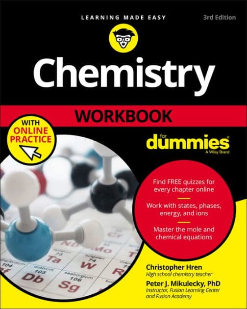 Chemistry Workbook For Dummies with Online Practice by Chris Hren