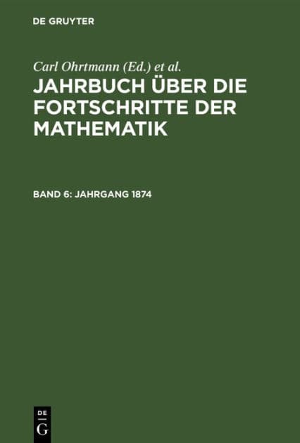 Jahrgang 1874 by Max Henoch