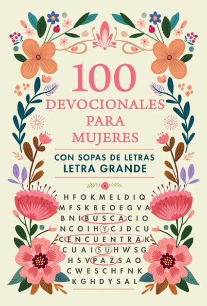 100 devocionales para mujeres. Con sopa de letras (letra grande) / One Hundred Devotionals for Women with Word Search by Origen