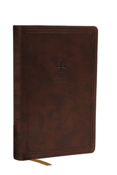 NRSV Catholic Edition Gift Bible, Brown Leathersoft (Comfort Print, Holy Bible, Complete Catholic Bible, NRSV CE): Holy Bible by Catholic Bible Press