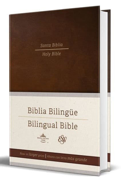 Biblia Bilingüe Reina Valera 1960/ ESV Spanish/English Parallel Bible (English and Spanish Edition): Brown Hardcover by Reina Valera Revisada 1960