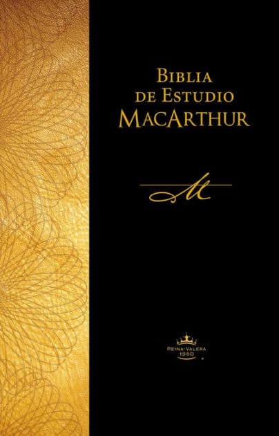 RVR60, Biblia de Estudio MacArthur, Tapa rústica, Café by John MacArthur