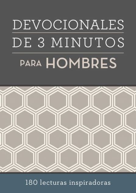 Devocionales de 3 minutos para hombres: 180 lecturas inspiradoras by Barbour Publishing