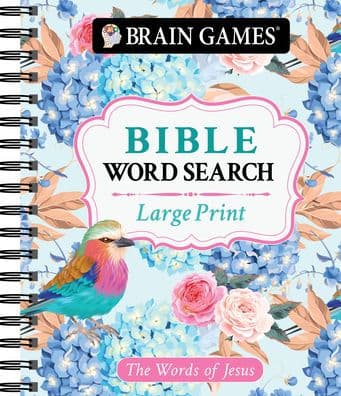 Brain Games Bible Word Search Blue by PIL