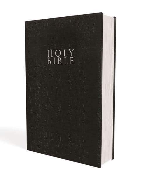 NIV, Gift and Award Bible, Leather-Look, Black, Red Letter, Comfort Print by Zondervan
