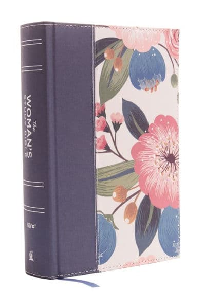 NIV, The Woman's Study Bible, Cloth over Board, Blue Floral, Full-Color, Red Letter: Receiving God's Truth for Balance, Hope, and Transformation by Thomas Nelson