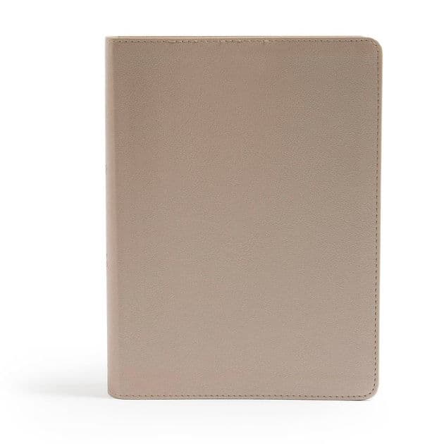 CSB She Reads Truth Bible, Champagne Gold LeatherTouch by Raechel Myers
