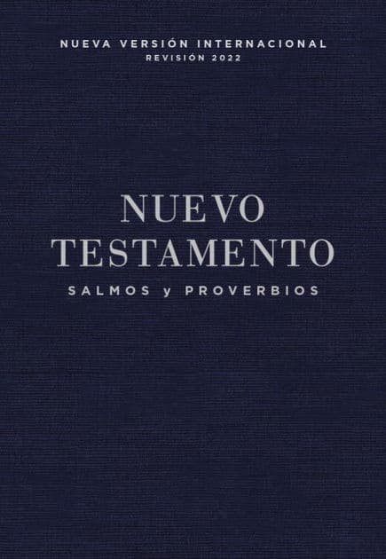 NVI, Nuevo Testamento de bolsillo, con Salmos y Proverbios, Revisión 2022, Tapa Rústica, Azul añil by Vida