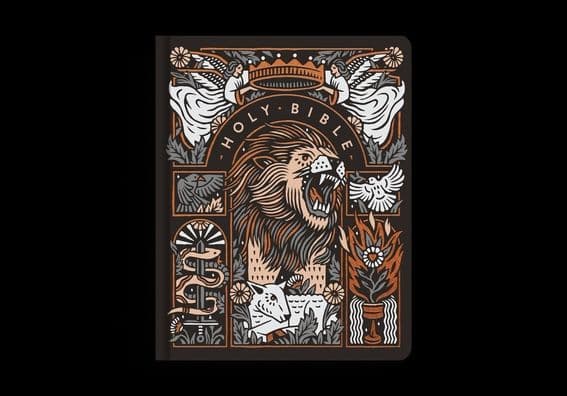 ESV Single Column Journaling Bible, Artist Series (Hardcover, Joshua Noom, The Lion and the Lamb) by Joshua Noom