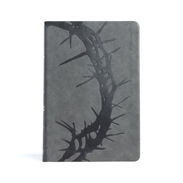 CSB Giant Print Reference Bible, Charcoal LeatherTouch by CSB Bibles by Holman