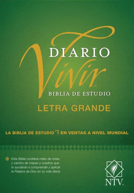 Biblia de estudio del diario vivir NTV, letra grande (Tapa dura, Letra Roja) by Tyndale Bible