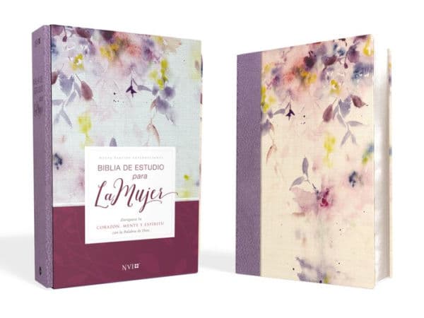 NVI, Biblia de Estudio para la Mujer NVI, Leathersoft/Tela Lila, Comfort Print by Nueva Versión Internacional