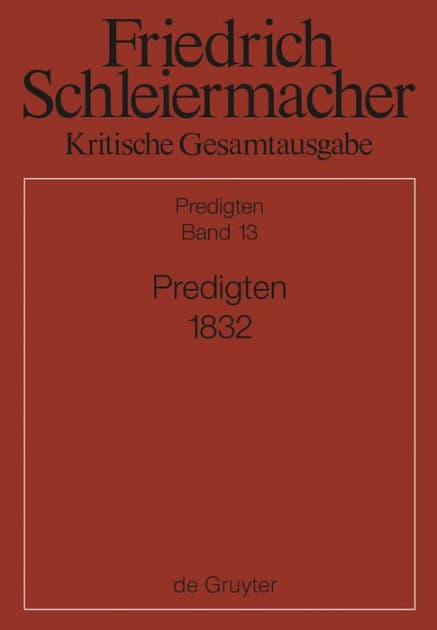 Predigten 1832 by Dirk Schmid