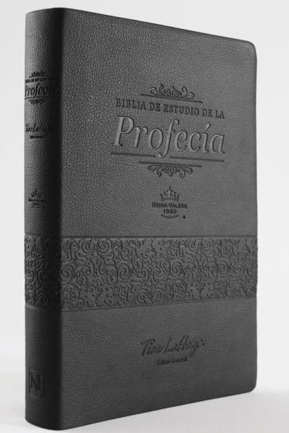 RVR 1960 Biblia de la profecía - Negro con índice Imitación piel / Prophecy Study Bible Black Imitation Leather with Index by Tim LaHaye