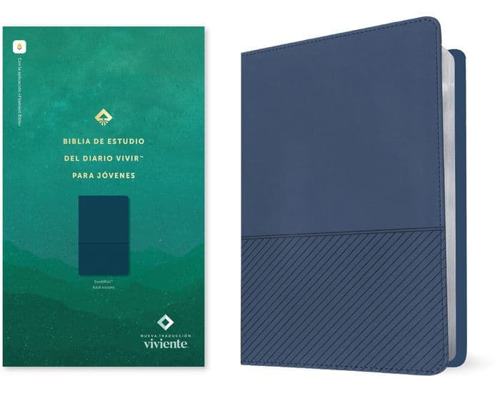 Biblia de estudio del diario vivir para jóvenes NTV con Filament (SentiPiel, Azul oscuro, Letra Roja) by Tyndale