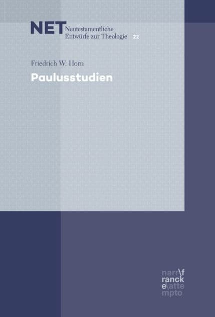 Paulusstudien by Friedrich W. Horn