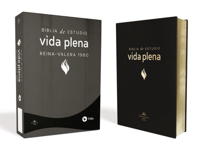RVR60, Biblia de Estudio de la vida plena, Piel fabricada, Negro by Zondervan
