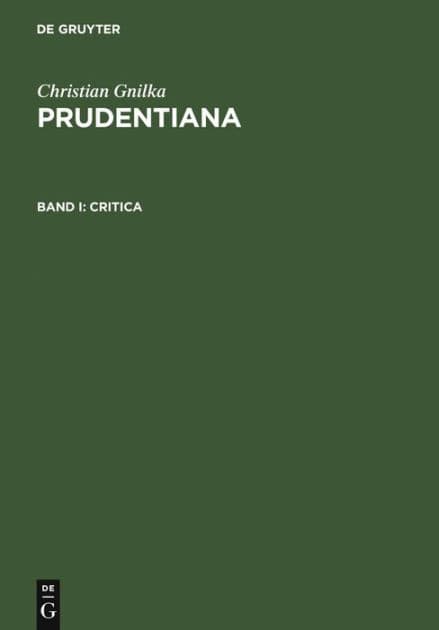 Critica by Christian Gnilka