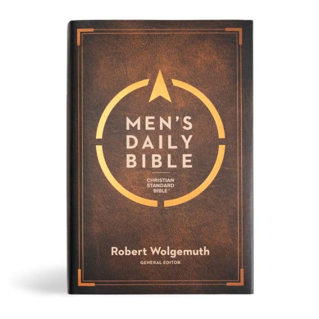 CSB Men's Daily Bible, Hardcover by CSB Bibles by Holman