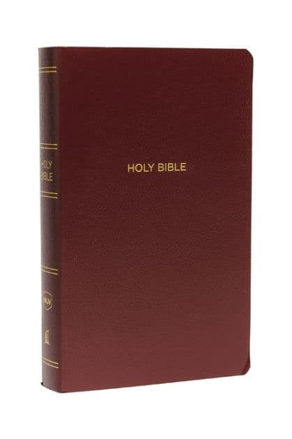 NKJV, Gift and Award Bible, Leather-Look, Burgundy, Red Letter, Comfort Print: Holy Bible, New King James Version by Thomas Nelson