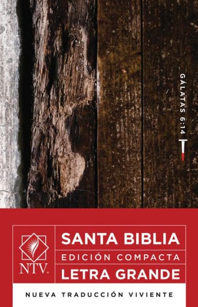 Santa Biblia NTV, Edición compacta letra grande, Gálatas 6:14 (SentiPiel, Letra Roja) by Tyndale House Publishers