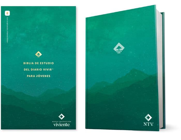 Biblia de estudio del diario vivir para jóvenes NTV con Filament (Tapa dura, Verde, Letra Roja) by Tyndale