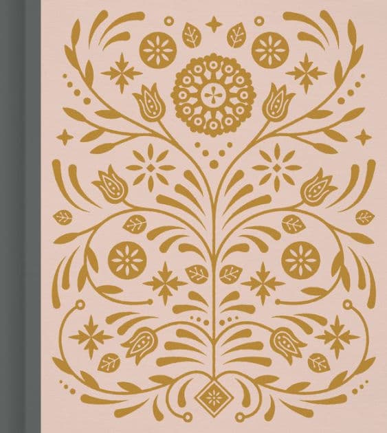 ESV Journaling Study Bible (Cloth over Board, Blush/Ochre, Floral Design) by Wayne Grudem