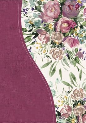 Biblia de una joven conforme al corazón de Dios: Lujo Floral by Elizabeth George