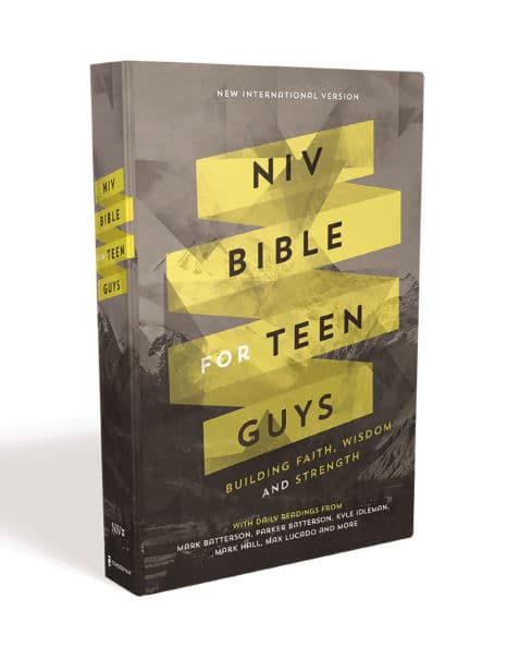 NIV, Bible for Teen Guys, Hardcover: Building Faith, Wisdom and Strength by Zondervan