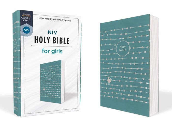 NIV, Holy Bible for Girls, Soft Touch Edition, Leathersoft, Teal, Comfort Print by Zondervan