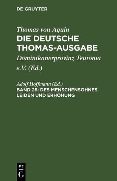 Des Menschensohnes Leiden und Erhöhung: III: 46-59 by Adolf Hoffmann
