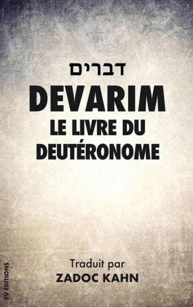 Devarim: Le Livre du Deutéronome by Zadoc Kahn