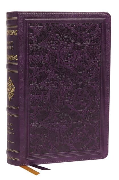 KJV, Personal Size Reference Bible, Sovereign Collection, Leathersoft, Purple, Red Letter, Comfort Print: Holy Bible, King James Version by Thomas Nelson