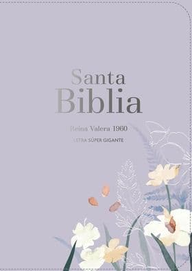 Biblia RVR 1960 Letra Súper Gigante Símil Piel Lavanda (Bible RVR 1960 Super Giant Print LeatherLike Lavendar (Spanish Edition) by Reina Valera 1960