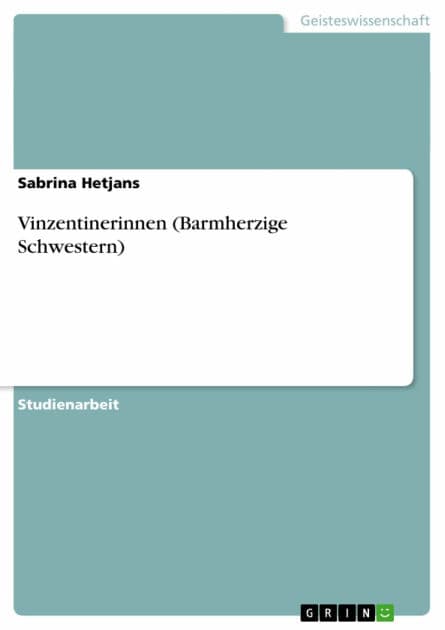 Vinzentinerinnen (Barmherzige Schwestern) by Sabrina Hetjans