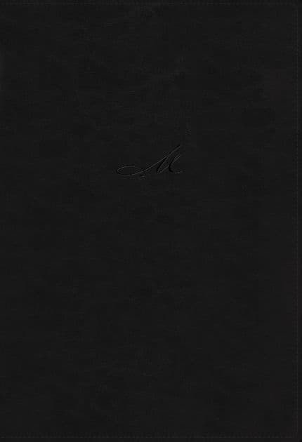 NBLA, Biblia de Estudio MacArthur, Leathersoft, Negro, Interior a dos colores, Comfort Print by NBLA-Nueva Biblia de Las Américas
