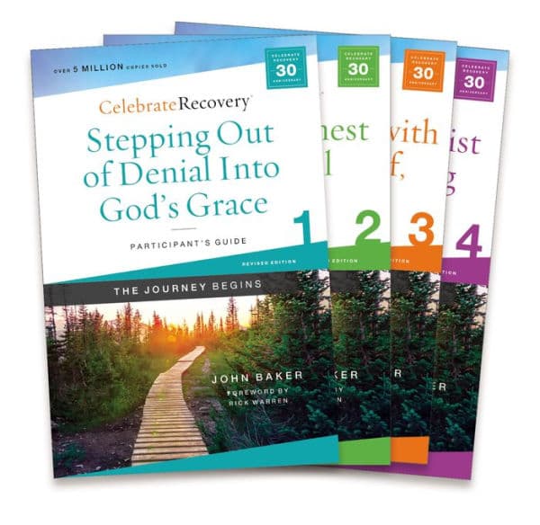 Celebrate Recovery Updated Participant's Guide Set, Volumes 1-4: A Recovery Program Based on Eight Principles from the Beatitudes by John Baker
