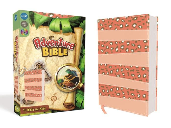 NIV, Adventure Bible, Leathersoft, Coral, Full Color by Zondervan