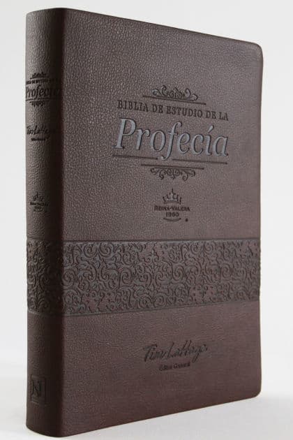 RVR 1960 Biblia de estudio de la profecía color marrón imitación piel / Prophecy Study Bible Brown Imitation Leather by Tim LaHaye
