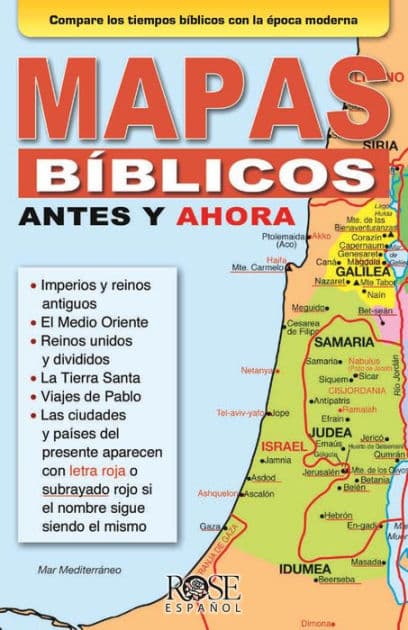 Mapas Bíblicos Antes y Ahora by Rose Publishing