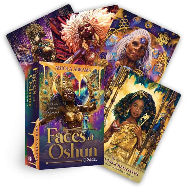 Faces of Oshun Oracle: A 44-Card Deck and Guidebook by Abiola Abrams