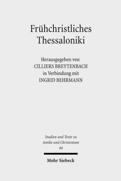 Fruhchristliches Thessaloniki by Ingrid Behrmann