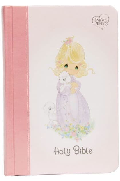NKJV, Precious Moments Small Hands Bible, Hardcover, Pink, Comfort Print: Holy Bible, New King James Version by Thomas Nelson