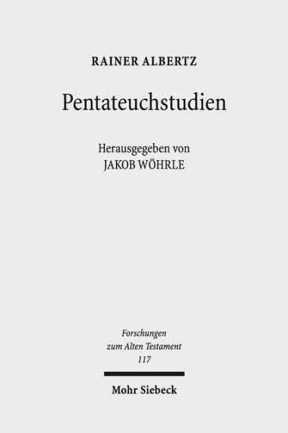 Pentateuchstudien by Rainer Albertz