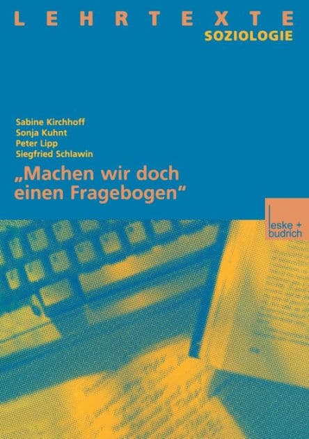 "Machen wir doch einen Fragebogen" by Sabine Kirchhoff