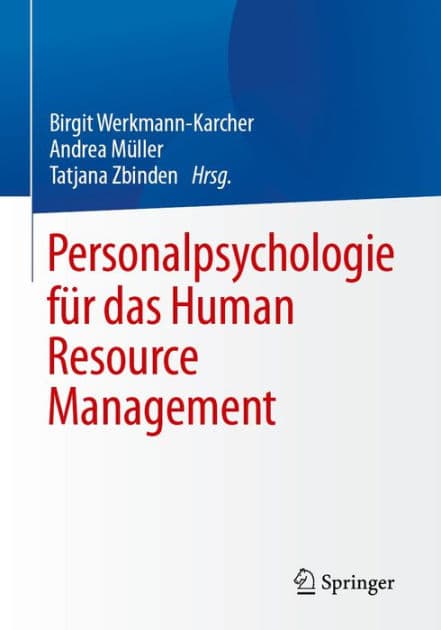 Personalpsychologie fï¿½r das Human Resource Management by Birgit Werkmann-Karcher