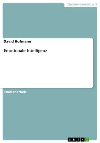 Emotionale Intelligenz by David Hofmann